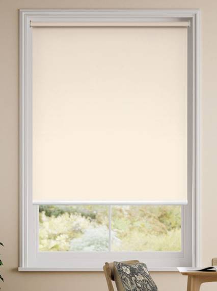 Electric Titan Blackout Cream Roller Blind thumbnail image