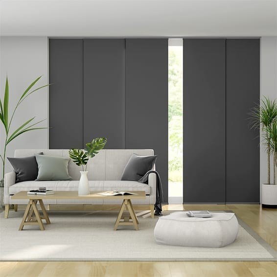 Titan Kendall Charcoal Panel Blind