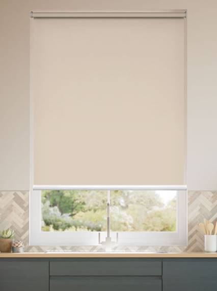 Electric Titan Blackout Sandstone Roller Blind thumbnail image