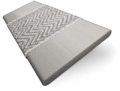 Natural Bamboo Stone & Chevron Stucco Wooden Blind swatch image