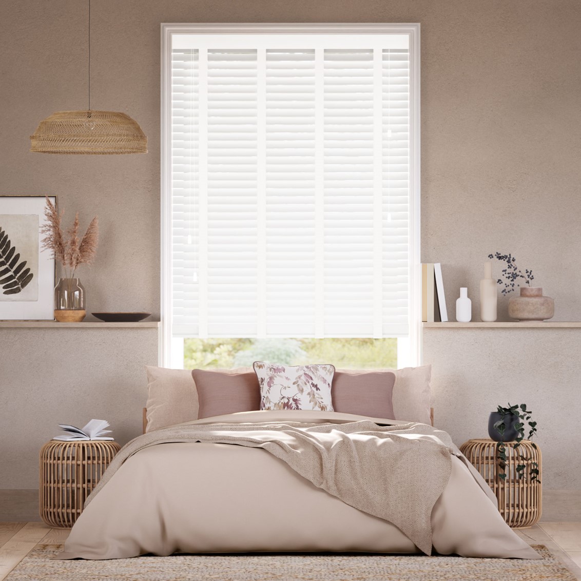 Chamomile & Feather Wooden Blind - 50mm Slat