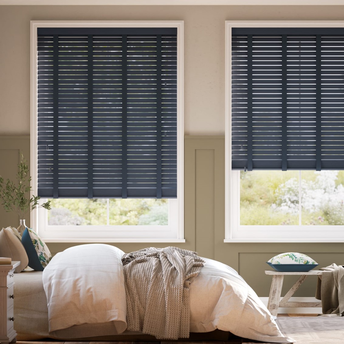 Oceana & Aegean Wooden Blind- 50mm Slat