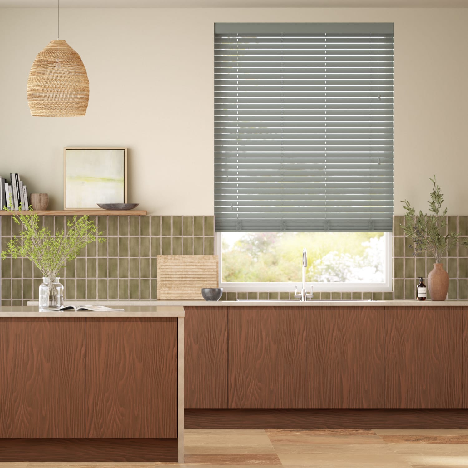 Lichen Wooden Blind - 50mm Slat