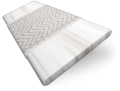 Birch Bark & Chevron Cream Wooden Blind swatch image