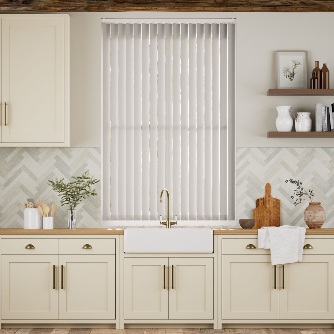 Toledo Grey Vertical Blind