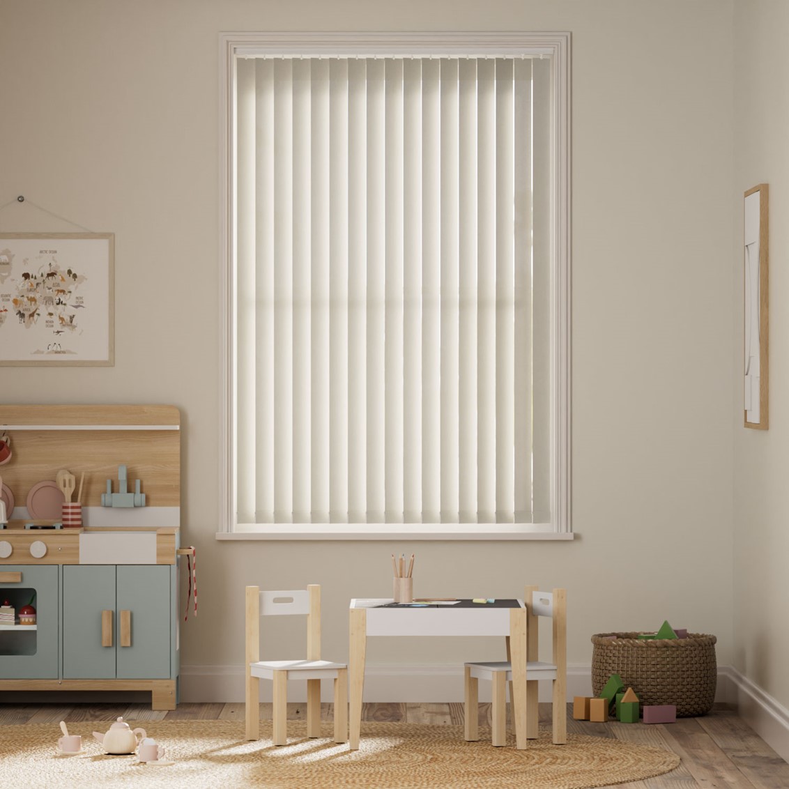 Toledo Hemp Vertical Blind