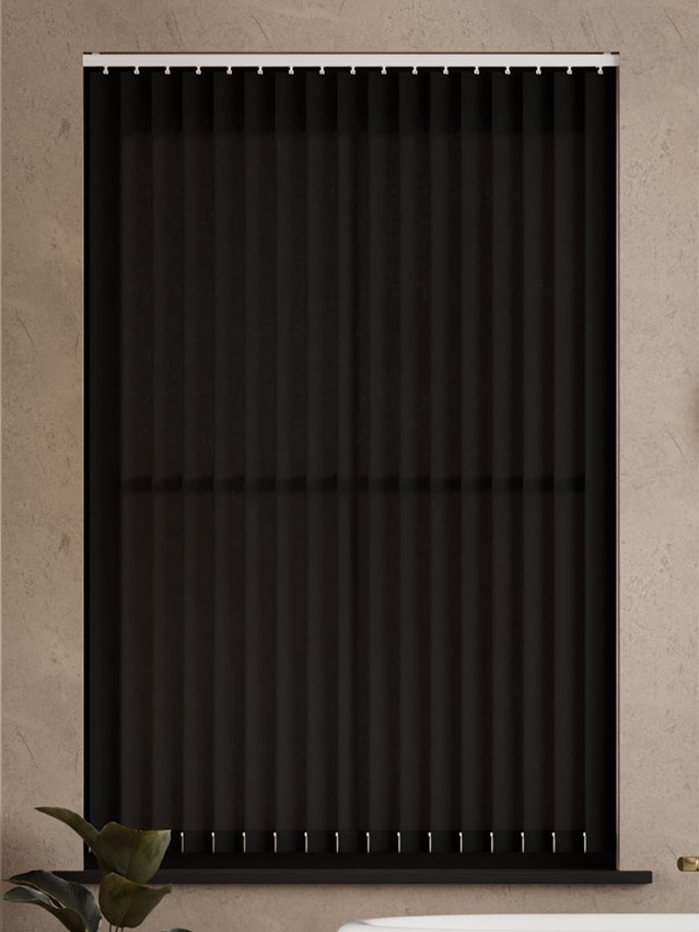 Toledo Jet Black Vertical Blind thumbnail image