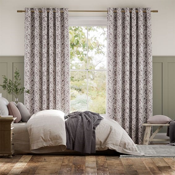 Toronto Jacquard Fall Pale Violet Curtains