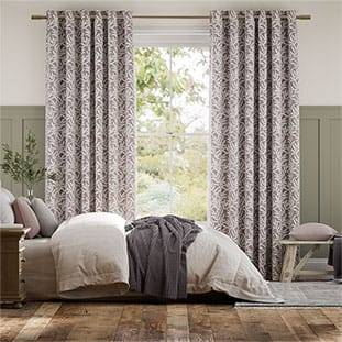 Toronto Jacquard Fall Pale Violet Curtains thumbnail image