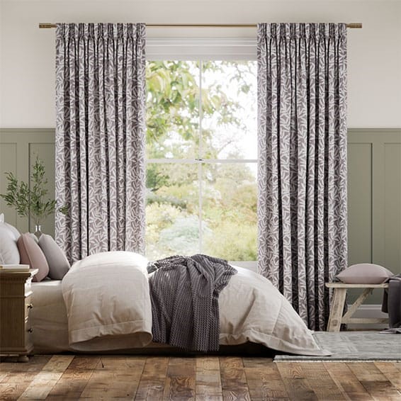 Toronto Jacquard Fall Pale Violet Curtains