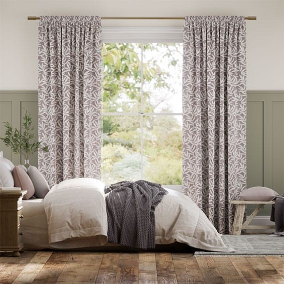 Toronto Jacquard Fall Pale Violet Curtains