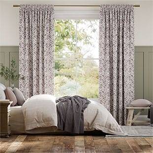 Toronto Jacquard Fall Pale Violet Curtains thumbnail image