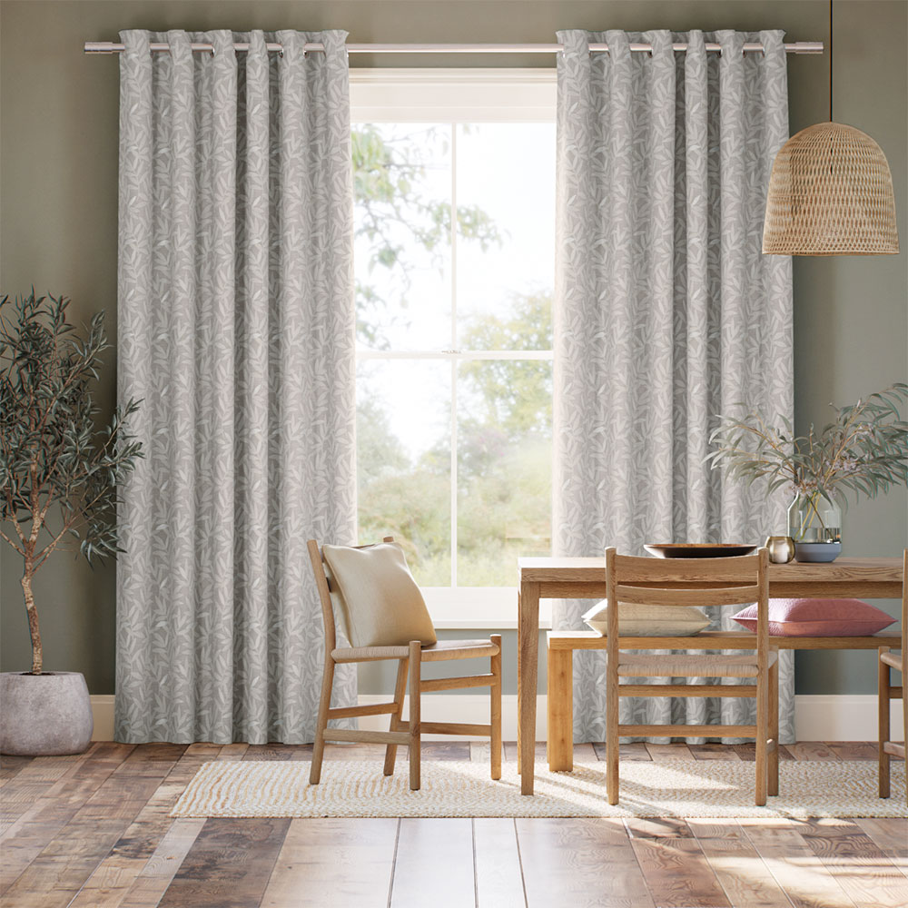 Toronto Jacquard Silver Curtains thumbnail image