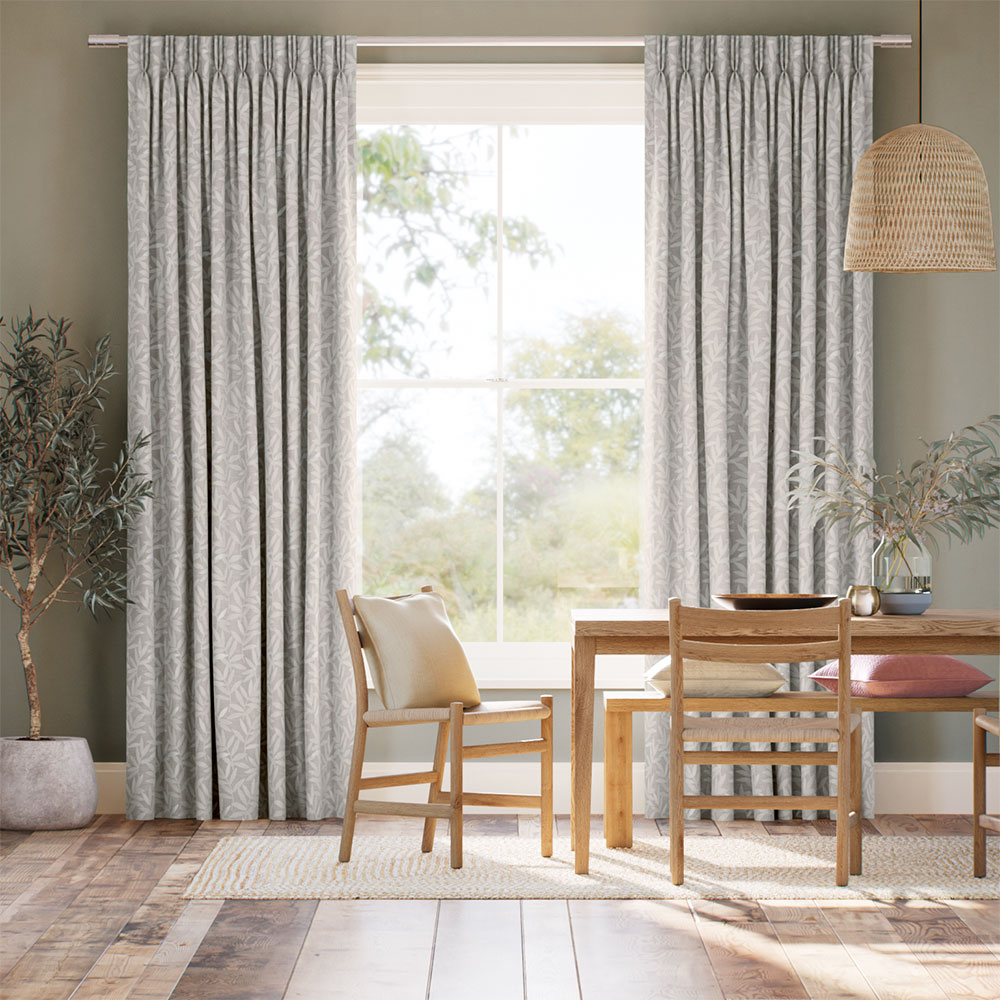 Toronto Jacquard Silver Curtains thumbnail image