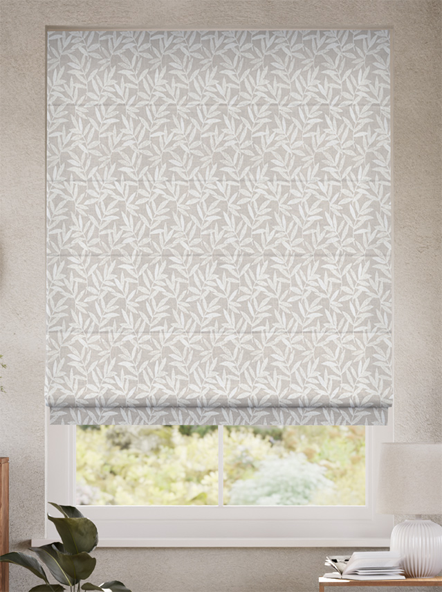 Toronto Jacquard Silver Roman Blind thumbnail image