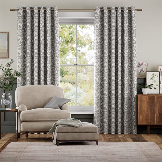 Toscana Pearl Grey Curtains