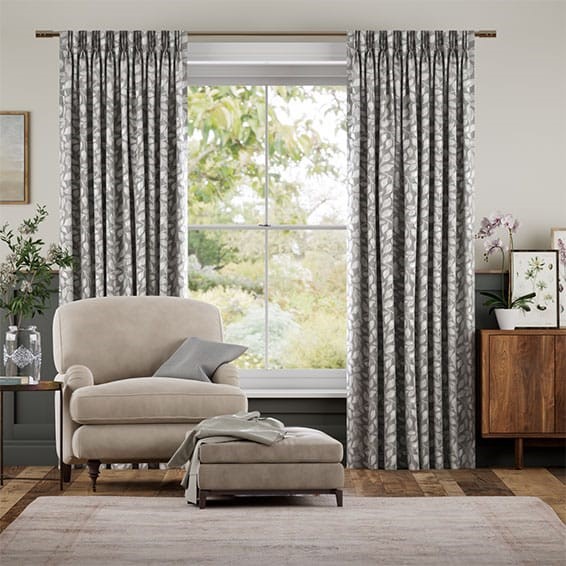 Toscana Pearl Grey Curtains