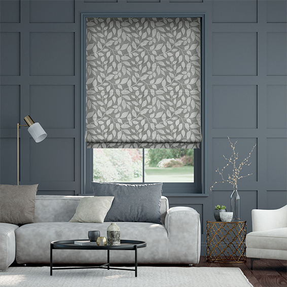 Toscana Pearl Grey Roman Blind