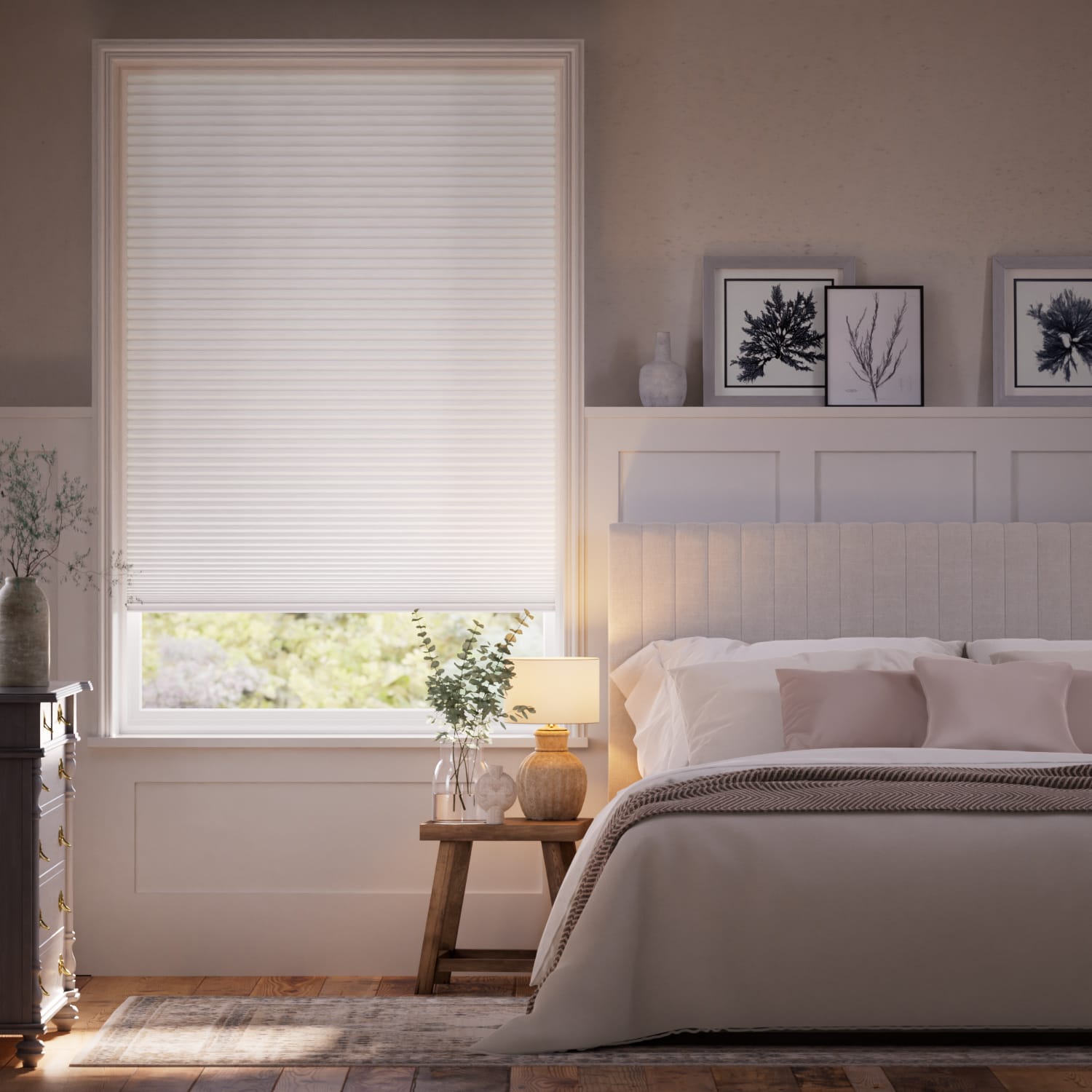 TotalShade Blackout Frost White Thermal Blind