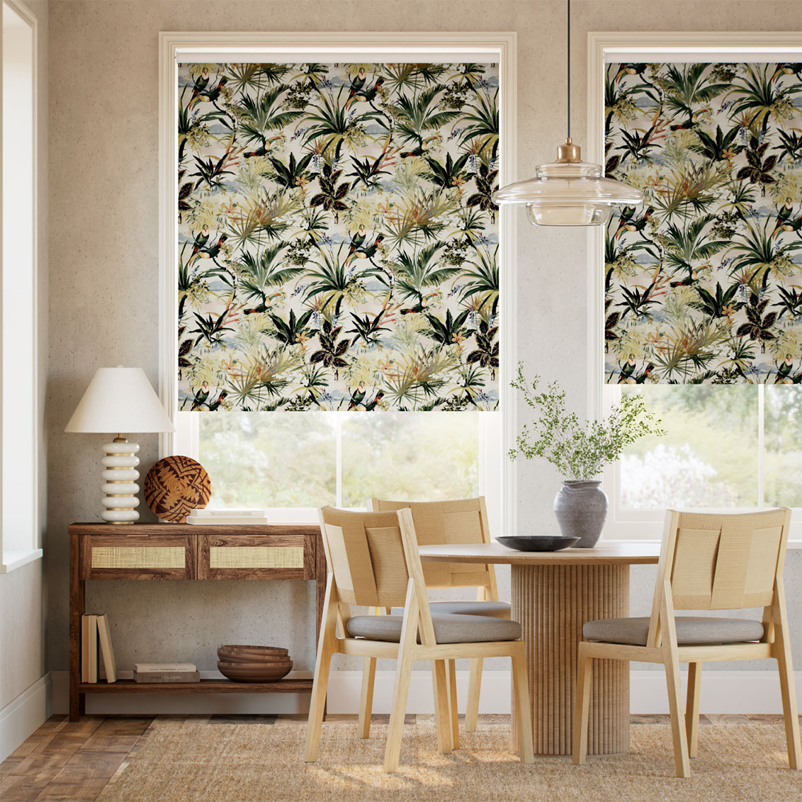 Toucan Velvet Jungle Roller Blind