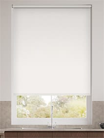Toulouse Blackout Bright White Roller Blind thumbnail image