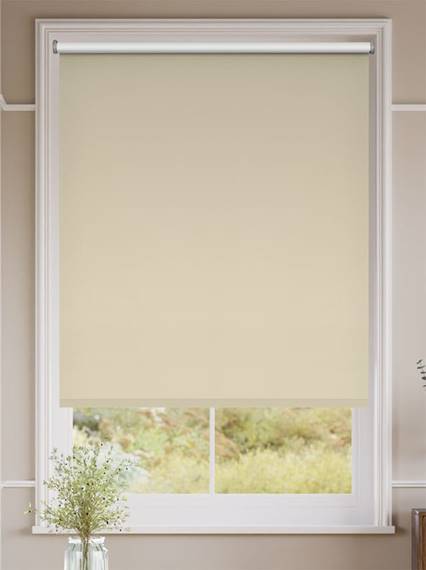 Toulouse Blackout Creme Brulee Roller Blind thumbnail image