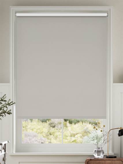 Electric Toulouse Blackout Mist Grey Roller Blind thumbnail image