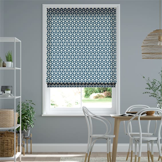 Trellis Lake Roman Blind