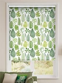 Twist2Go Tropical Leaves Moss Roller Blind thumbnail image