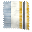 Truro Stripe Coastal Blue Curtains swatch image