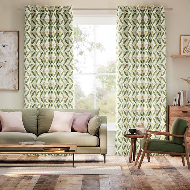 Tulip Trellis Flamenco Curtains thumbnail image