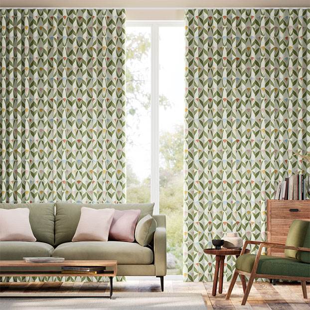 Tulip Trellis Flamenco Curtains thumbnail image