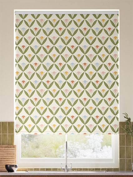Tulip Trellis Flamenco Roller Blind thumbnail image