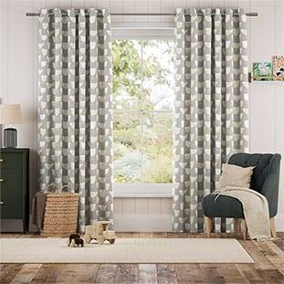 Tweet Tweet Grey Curtains thumbnail image