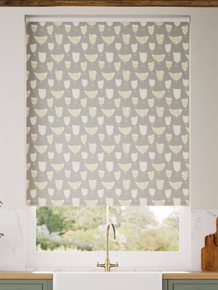 Tweet Tweet Grey Roller Blind thumbnail image