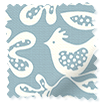 Tweets & Berries Sky Blue Roman Blind swatch image