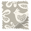 Tweets & Berries Soft Grey Roller Blind swatch image