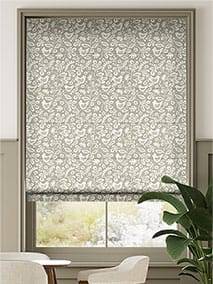Tweets & Berries Soft Grey Roman Blind thumbnail image