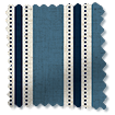 Twill Stripe Linen Denim Curtains swatch image