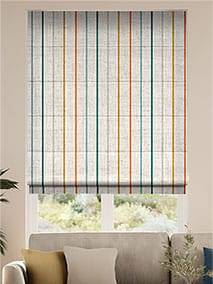 Twill Stripe Linen Mediterranean Roman Blind thumbnail image