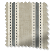 Twill Stripe Linen Smoke Roman Blind swatch image