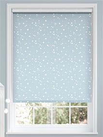 Twinkling Stars Blackout Baby Blue Roller Blind thumbnail image