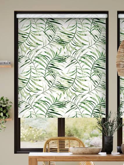 Twist2Go Choices Kentia Linen Leaf Roller Blind thumbnail image