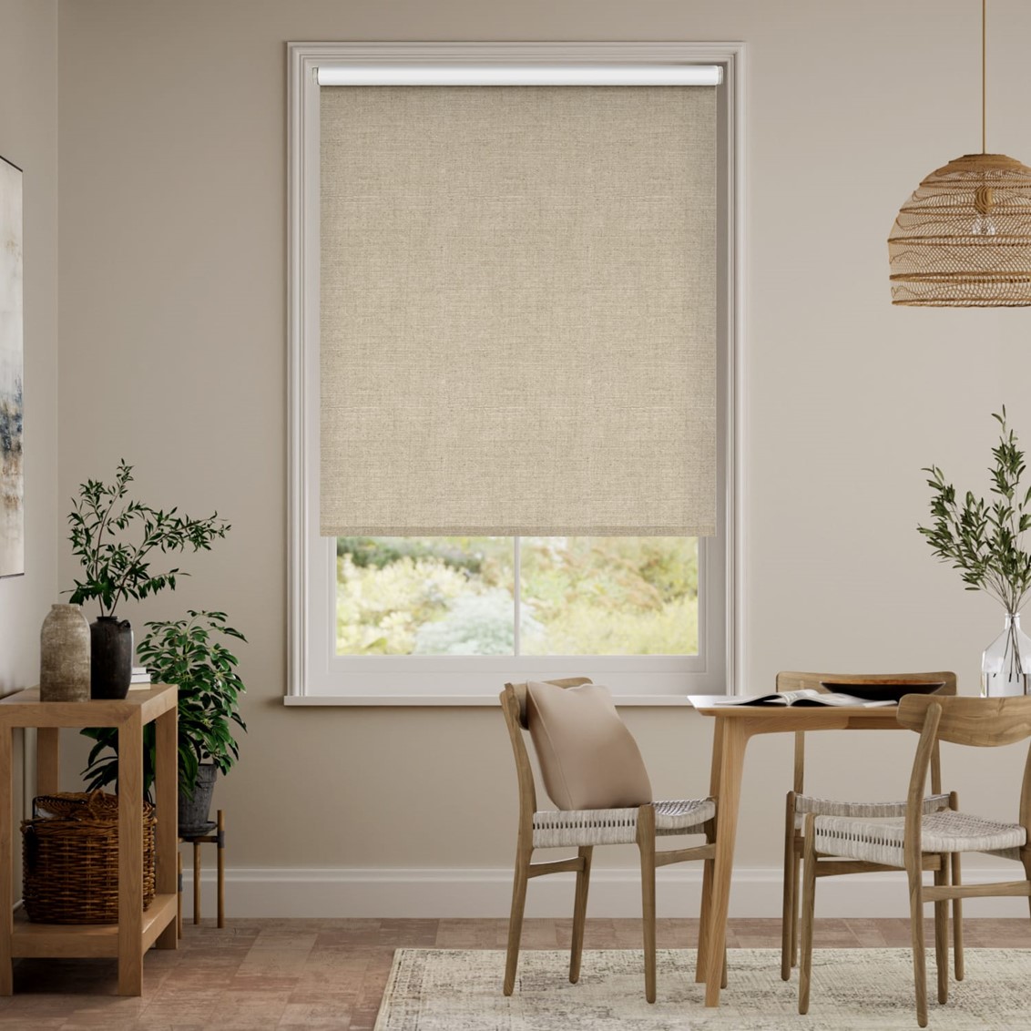 Twist2Go Choices Pure Linen Roller Blind