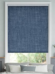 Twist2Go Thermal Luxe Dimout Whale Blue Roller Blind thumbnail image