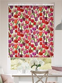 Twist2Go Tulips Pink Roller Blind thumbnail image