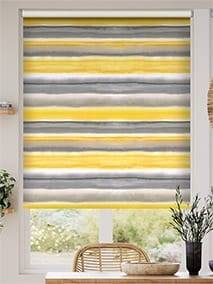 Twist2Go Watercolour Stripe Ochre Roller Blind thumbnail image