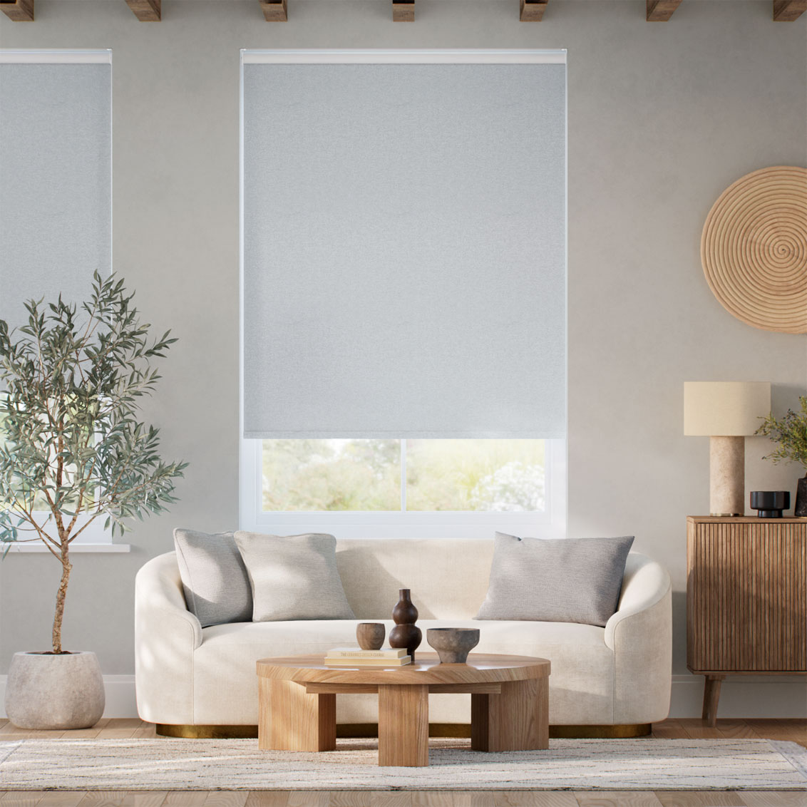 Twist2Go Andes Blackout Ash Roller Blind