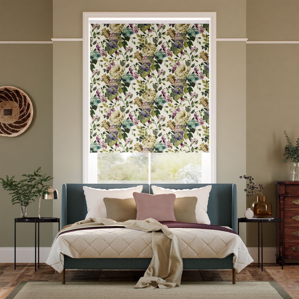 Twist2Go Bloom Mulberry Roller Blind