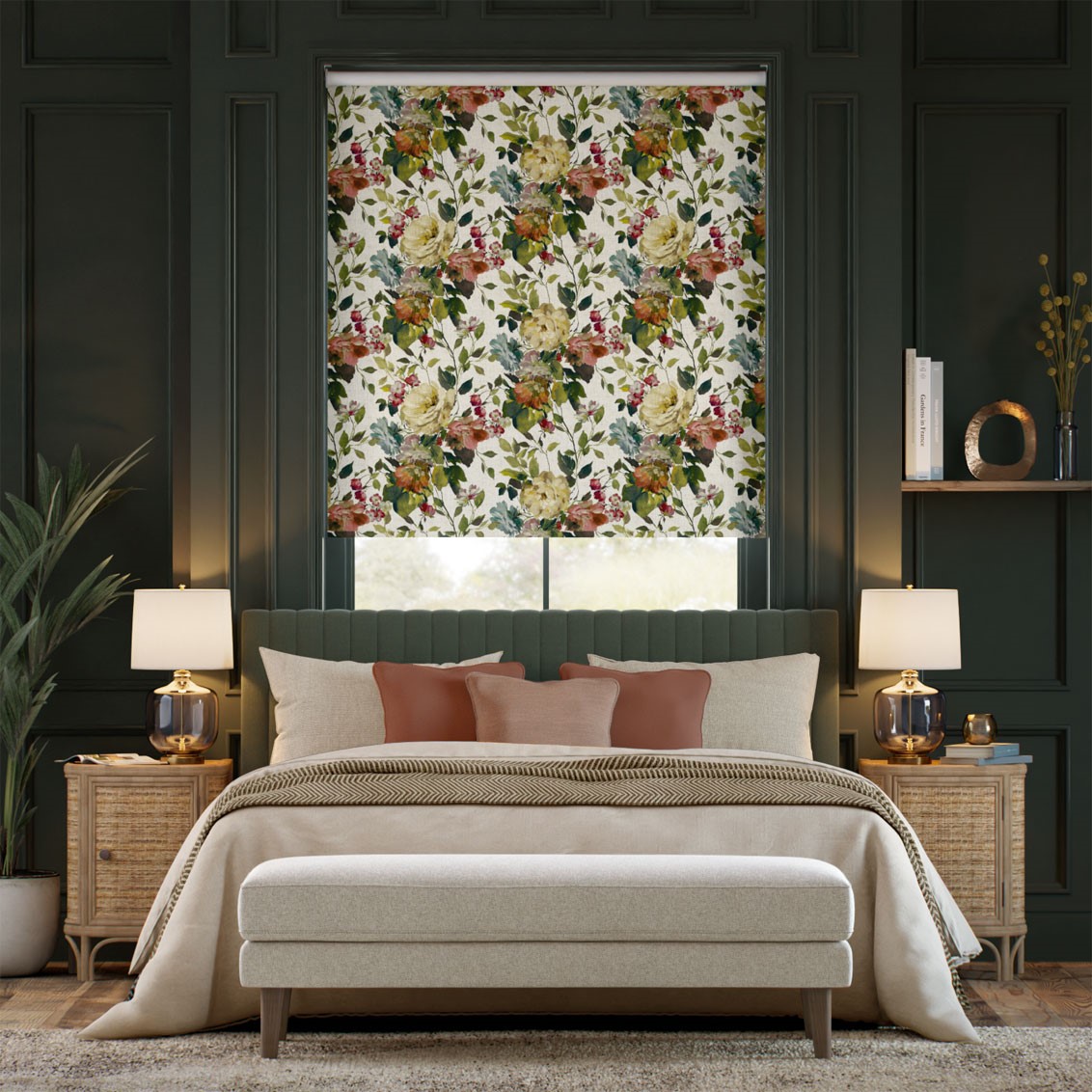Twist2Go Bloom Peach Vanilla Roller Blind